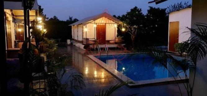 Luxury Farmhouse In Chhatarpur With Pool New Delhi Ngoại thất bức ảnh